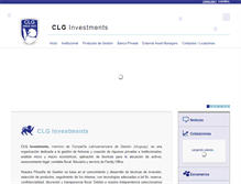 Tablet Screenshot of clginvestments.com